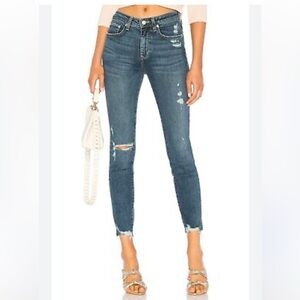 CURRENT ELLIOTT The Stiletto Divina Destroyed Skinny Jeans 30 Women